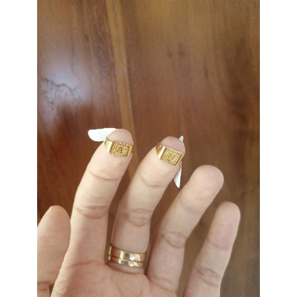 Cincin Emas Asli Untuk Anak Laki Laki Bisa Dibesar Kecilkan Cincin Baby Emas Asli Model Terbaru Berk