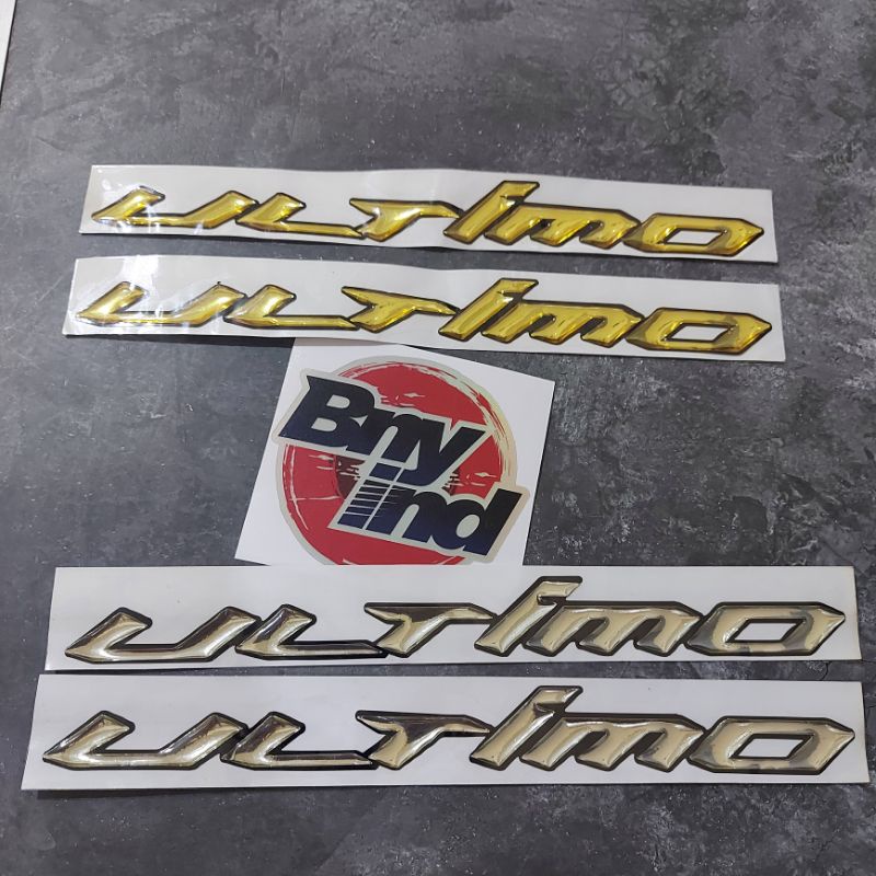 STICKER EMBLEM ULTIMO TIMBUL