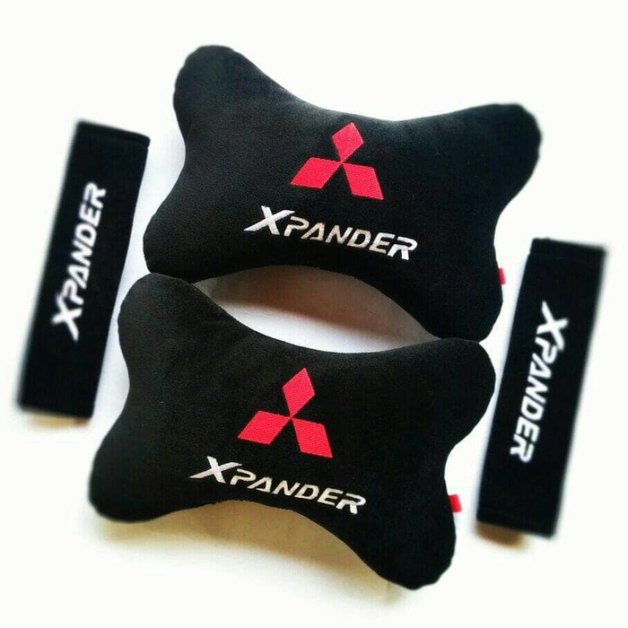 Bantal Set For Mitsubishi Xpander / Bantal Leher Mobil Xpander / Bantal Mobil Xpander