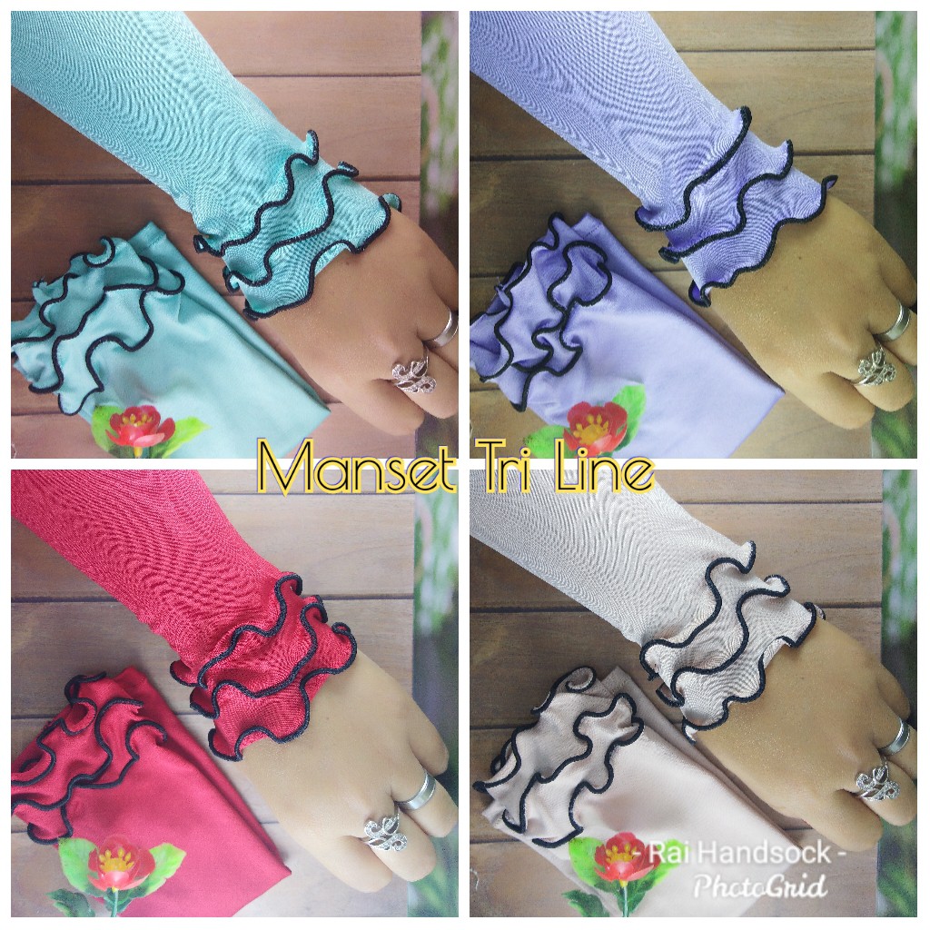 Manset Tangan Curly Tri Line-1