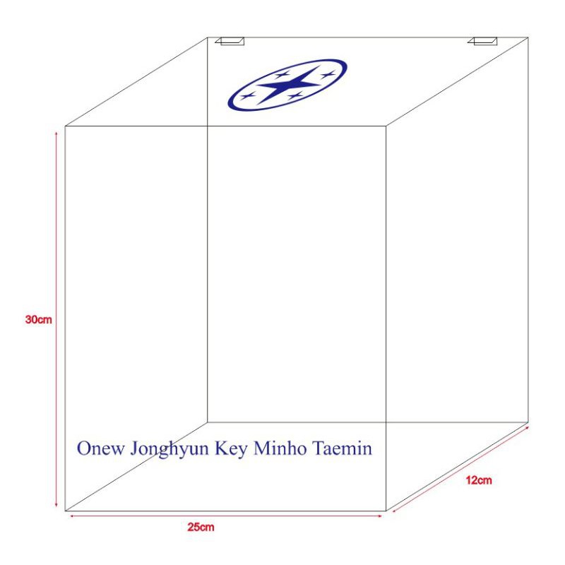 PELINDUNG LIGHTSTICK SHINEE CUSTOM