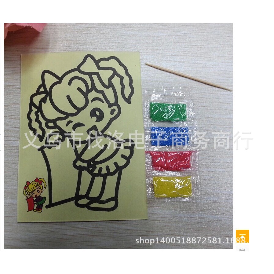 Mainan Pasir / Mewarnai Pasir Kecil / MAinan PAsir Anak / Edukasi anak