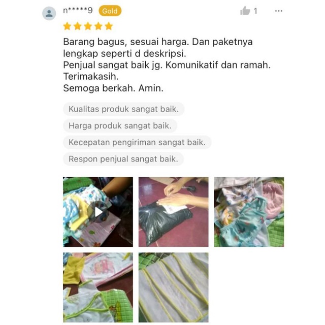 SP2 Paket perlengkapan baju bayi baru lahir newborn murah laki laki perempuan 0 6 bulan