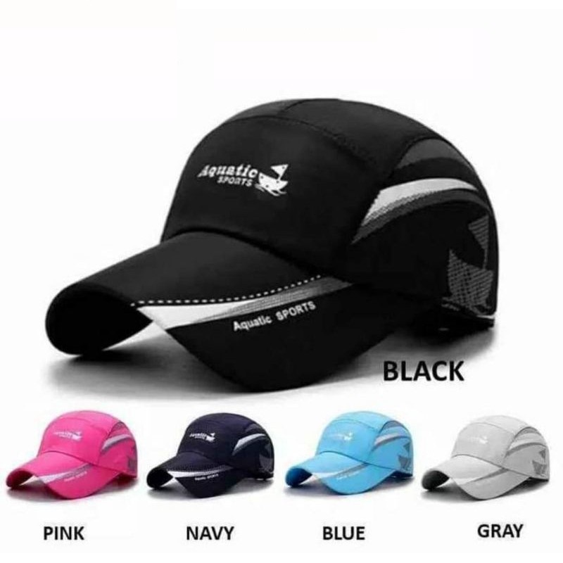 Topi Basseball Aquatic Sport - Topi olahraga - Topi Quick Dry - Topi Bersepeda Pria dan Wanita Model terbaru Murah