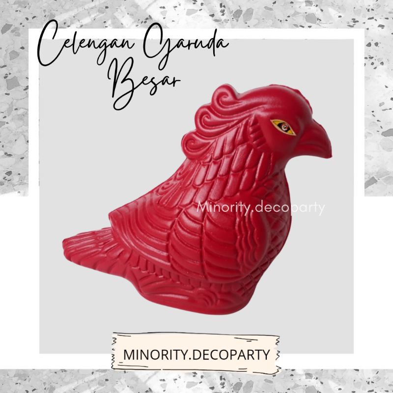 Celengan Anak Karakter Garuda Besar / Celengan Plastik Unik