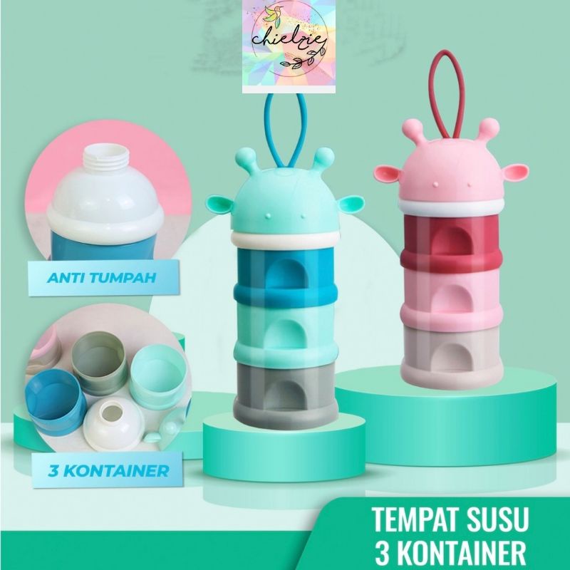 Wadah Susu/Kontainer Susu 3 Susun