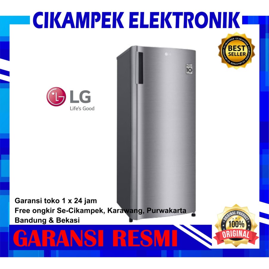 Freezer Standing LG GN-INV304BK / Freezer LG 304 BK