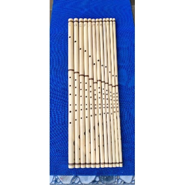 ALAT Music SULING Bambu TRADISIONAL 80 cm BAMBU Satu Set 12 BIJI