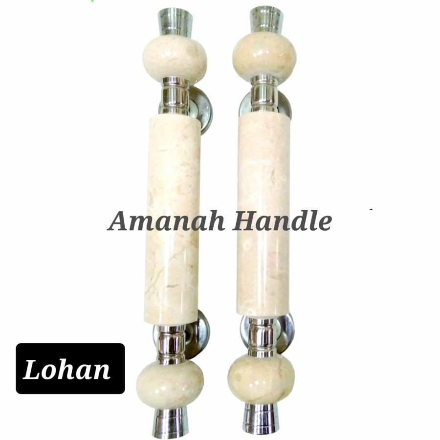 Handle pintu rumah marmer 33cm / Gagang pintu rumah motif MARMER