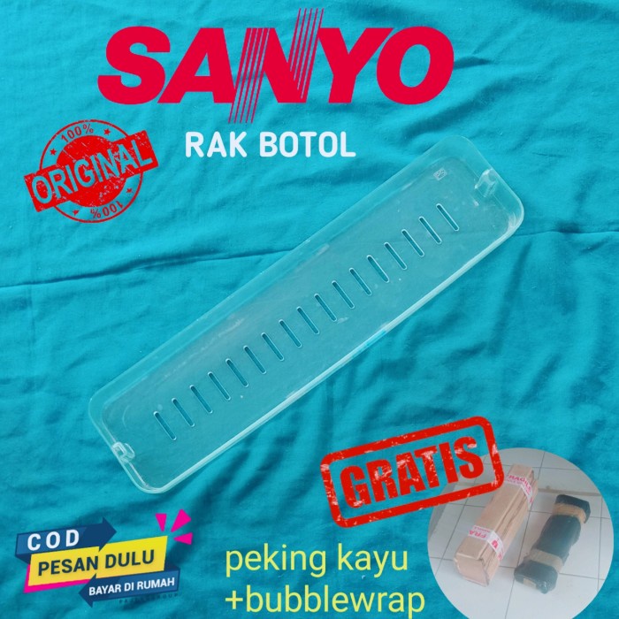 Rak Botol/Rak Minum Kulkas Sanyo 1Pintu Bekas - Kamusneptunus