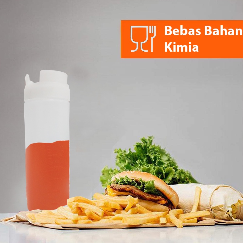 CYPRUZ Tempat / Botol Saus Plastik 20 CM Kitchen House Sauce Place Food Grade CYP-HT-0798K