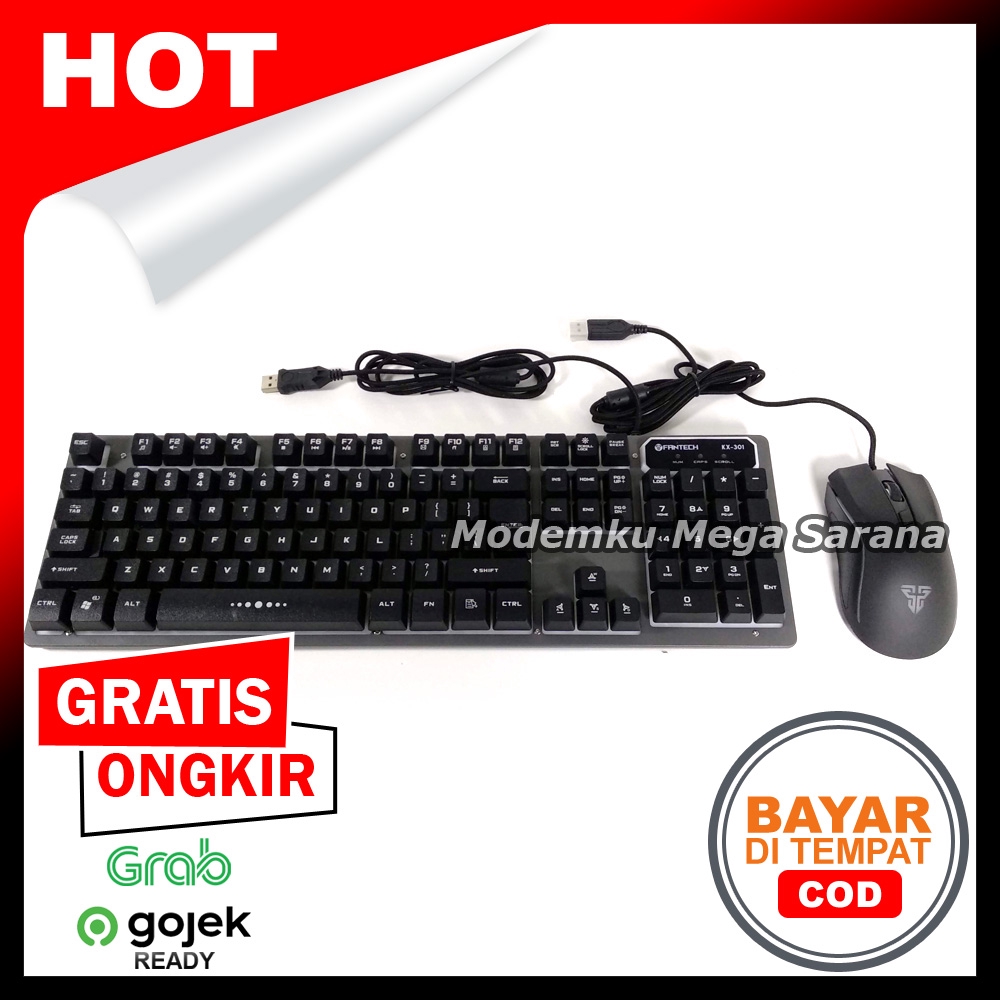 Fantech Keyboard Mouse Gaming Combo KX-301 SERGEANT