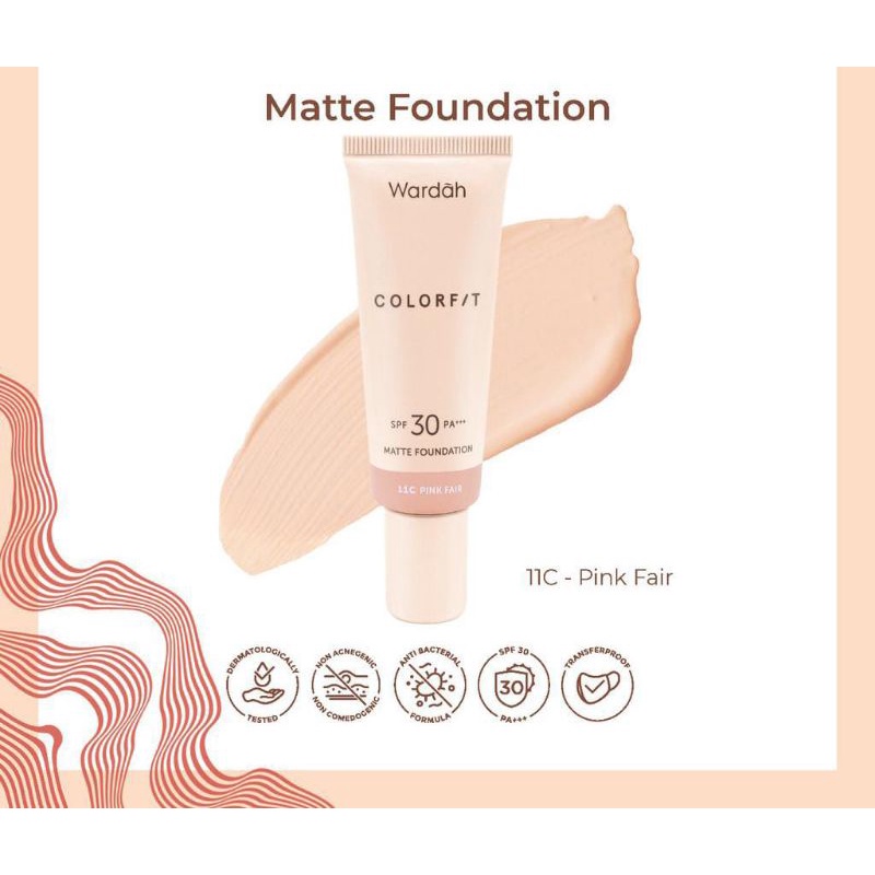 WARDAH COLORFIT MATTE FOUNDATION