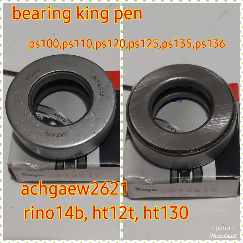 bearing king pen lahar king pen kin pin king pin ps100 ps120 ps125