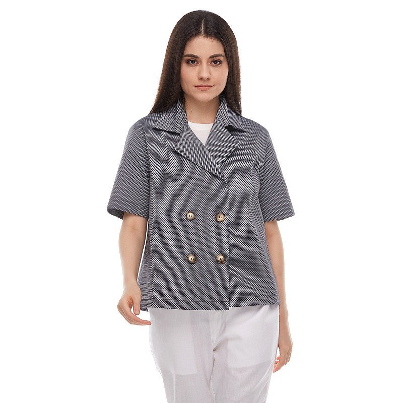 Blazer Pendek Rebertus Astrantia - Hitam