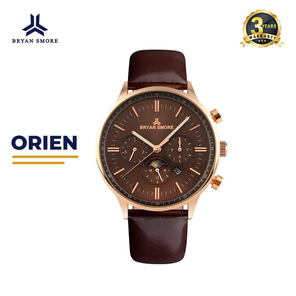 Jam Tangan BRYAN SMORE - ORIEN - ORIGINAL - GARANSI 3 Tahun - COD JKT