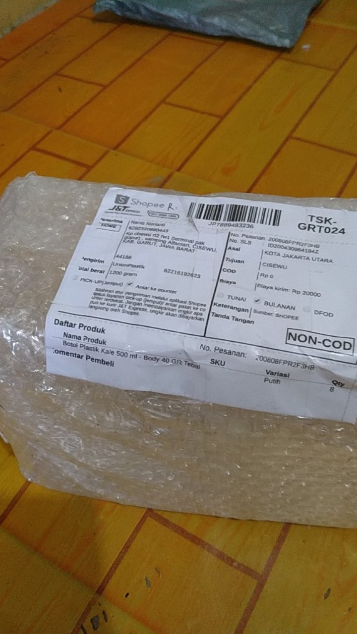 Botol Plastik Kale 500 ml - Body 40 GR Tebal | Shopee