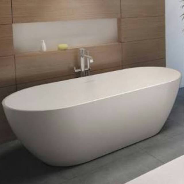 BATHTUB OVALIO STANDING BAHAN MARBLE