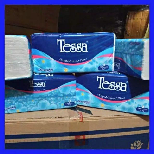 tisu tessa 250 sheets 1 karton