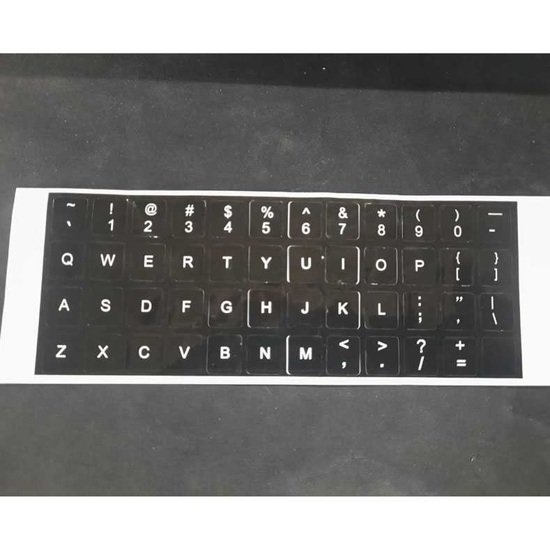 TG-BA English Layout Sticker for Keyboard / Stiker Keyboard