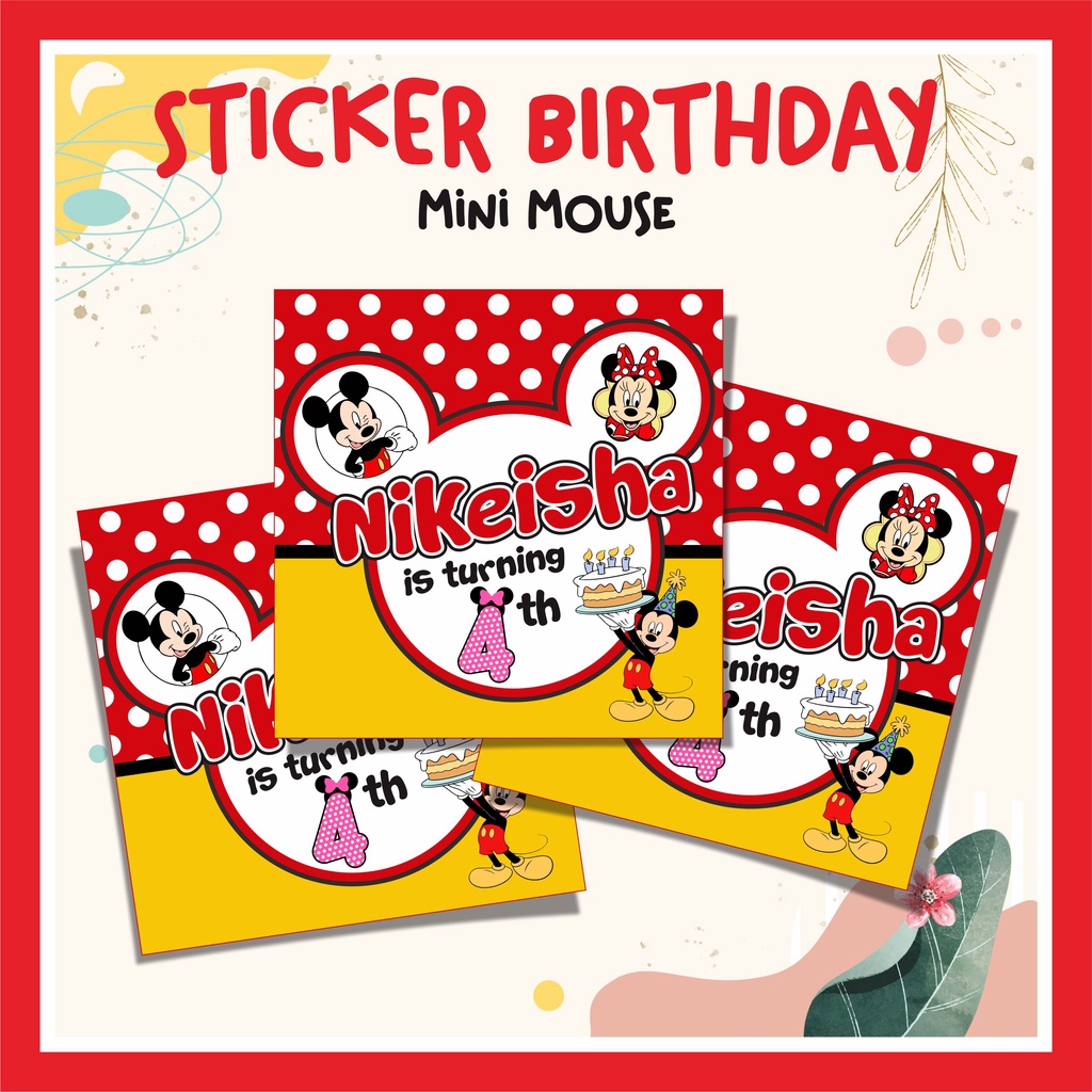 Jual Stiker Birthday Cewek Sticker Ulang Tahun | Shopee Indonesia