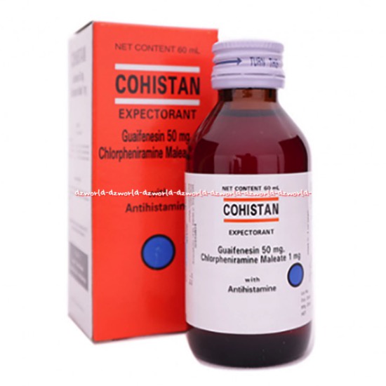 Cohistan Expectorant Guaifesin 100ml Obat Batuk Sirup Syrup Kohistan Ekspektoran Obat Batuk Berdahak