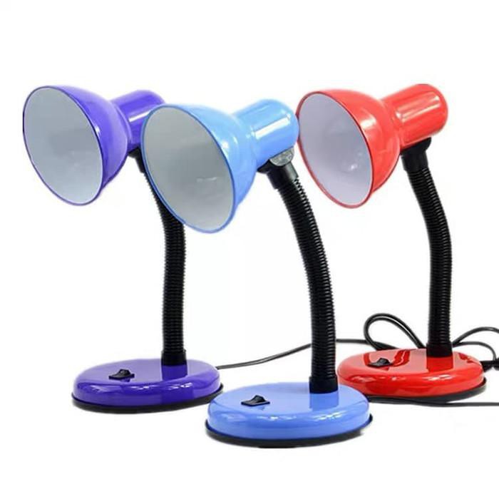 Lampu Baca / Belajar / Meja Corong - Desk lamp Flexibel-hitam