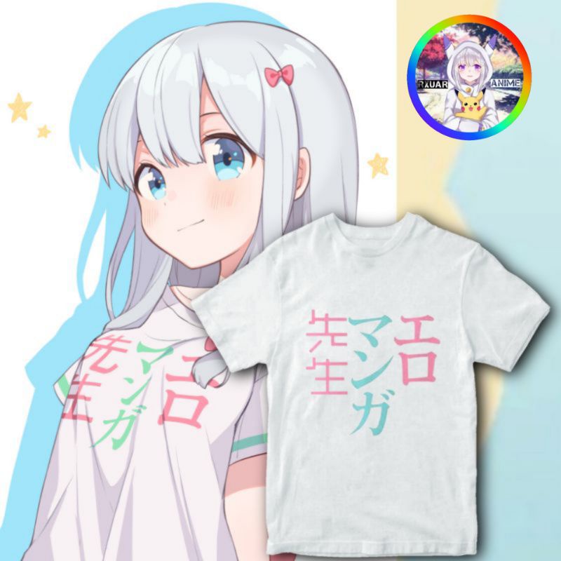 Kaos Unisex Eromanga Sensei Sagiri Izumi Cosplay Unisex