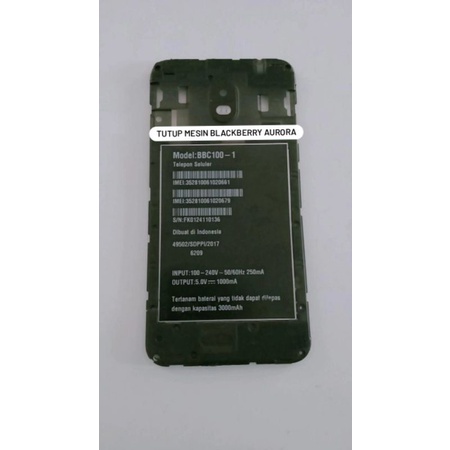 TUTUP MESIN BB AURORA