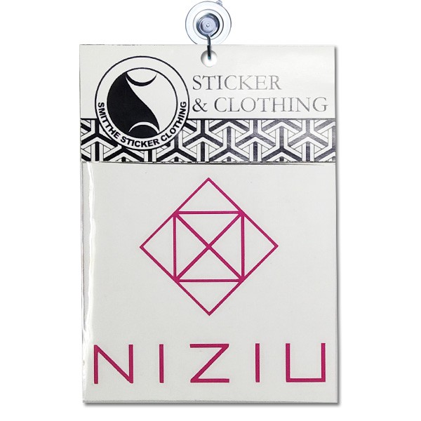 Stiker NiziU Logo Cutting Sticker aksesoris untuk Mobil Motor