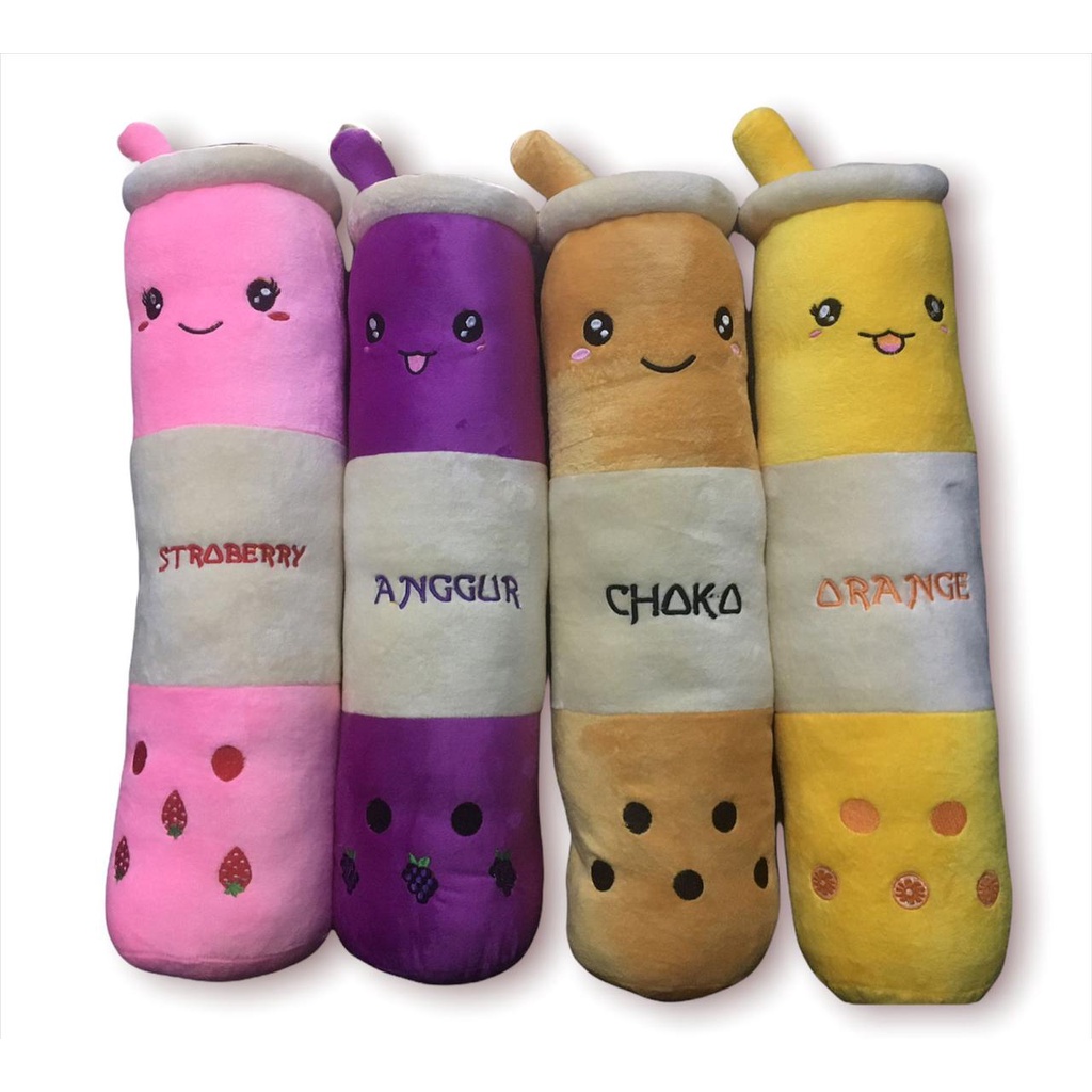 Guling Boneka Boba Milk Tea/Guling Boba Terbaru