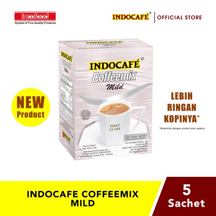 H2J021 Indocafe Coffeemix Mild (5 Sachet) Hyh1Yjj