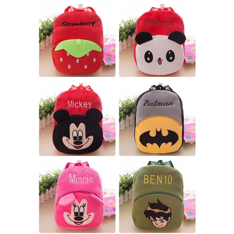 CYS Tas Anak Kecil Ransel Anak Karakter Bag Tas Anak Kecil Backpack Mini Cute Motif Cartoon Tas Anak Ukuran Besar T76