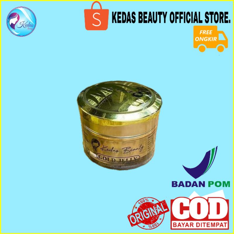 PAKET GLOWING SABUN KEDAS BEAUTY DAN BODY SERUM-GOLD JELLY