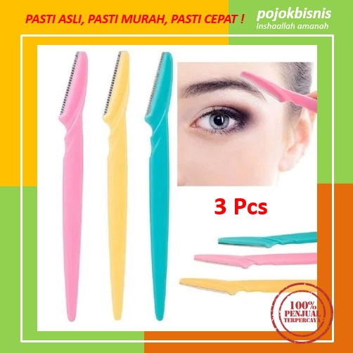 1 SET EYEBROW RAZOR / PISAU CUKUR ALIS / PISAU PENCUKUR ALIS