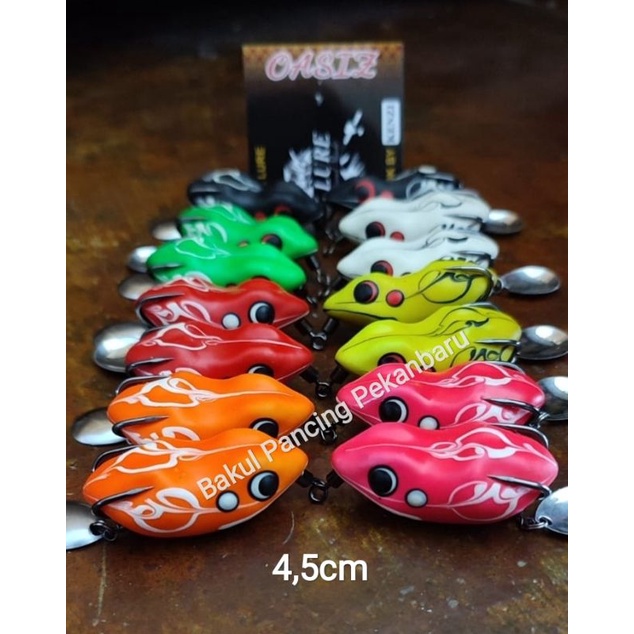 SOFT FROG OASIZ LURE. oasis. uman karet. umpan casting gabus