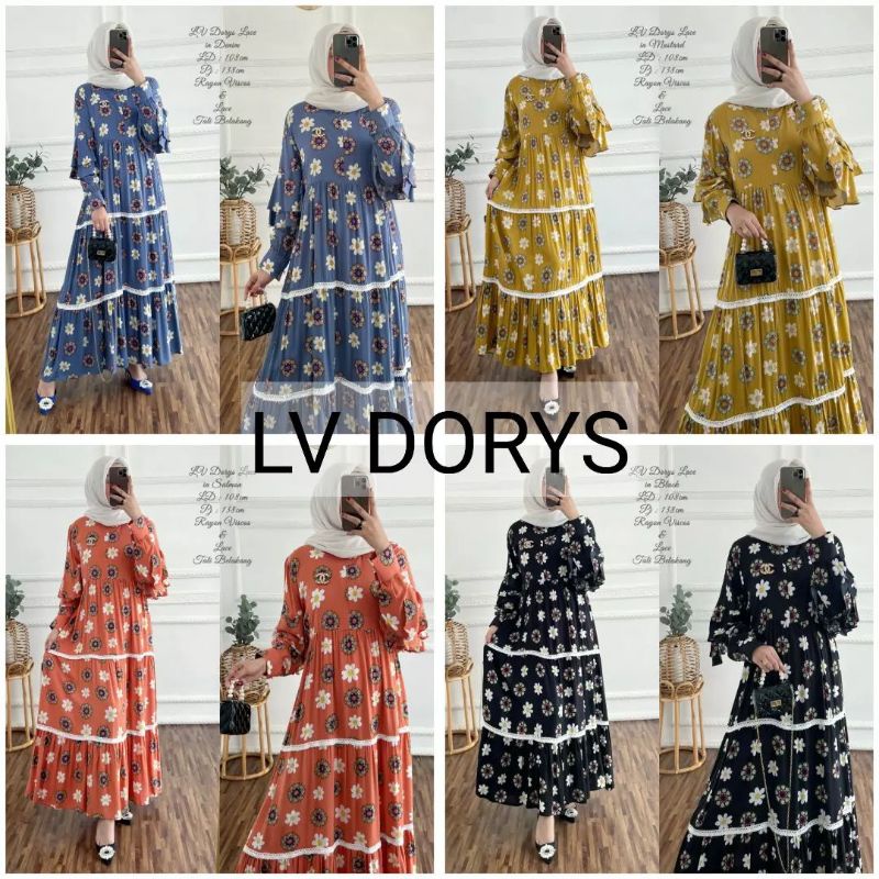 LV DORYS DRESS GAMIS TERBAIK DIANNISSA