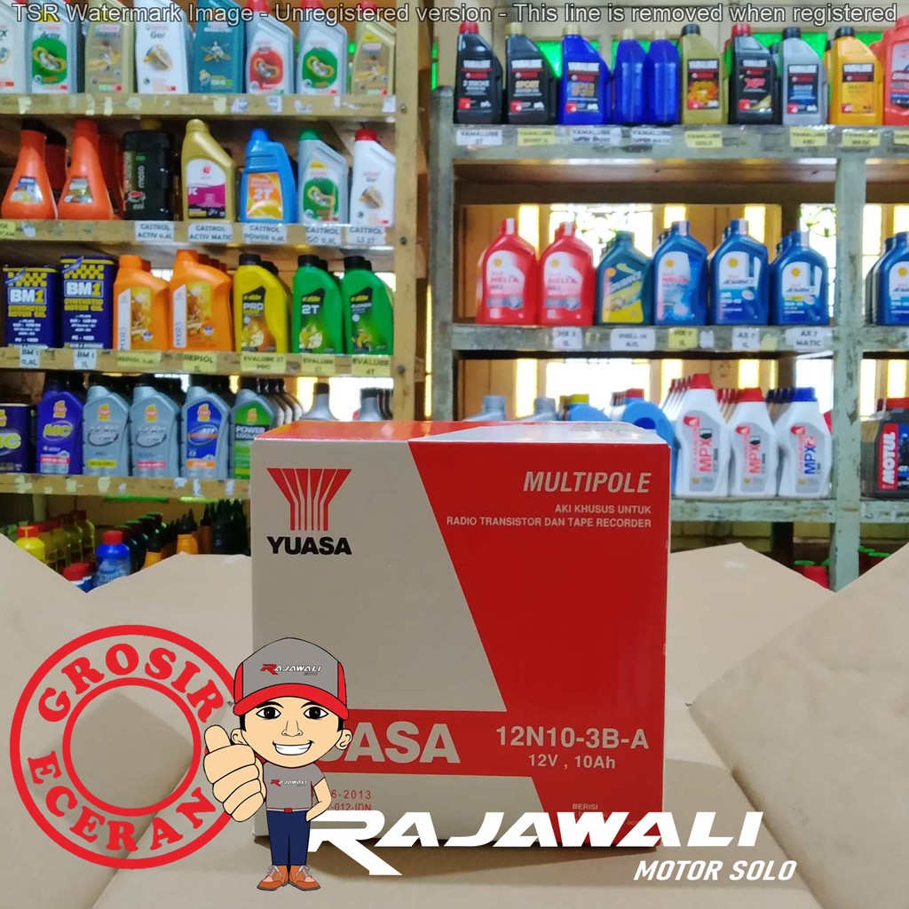 AKI BASAH YUASA 12N10 3B A 12V 10AH MULTI