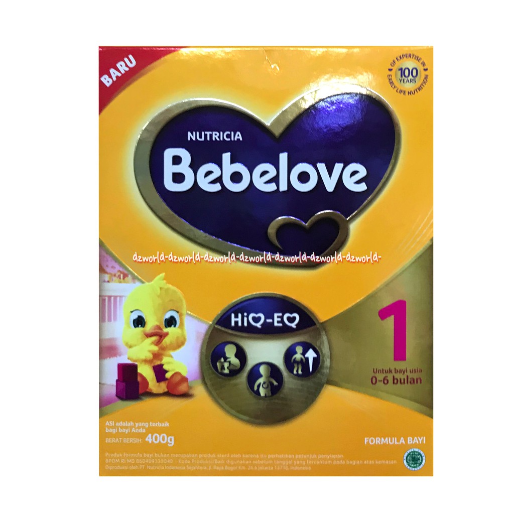 Bebelove Nutricia 1 Nutricia Susu Bubuk Formula 0-6 Bulan 400gr