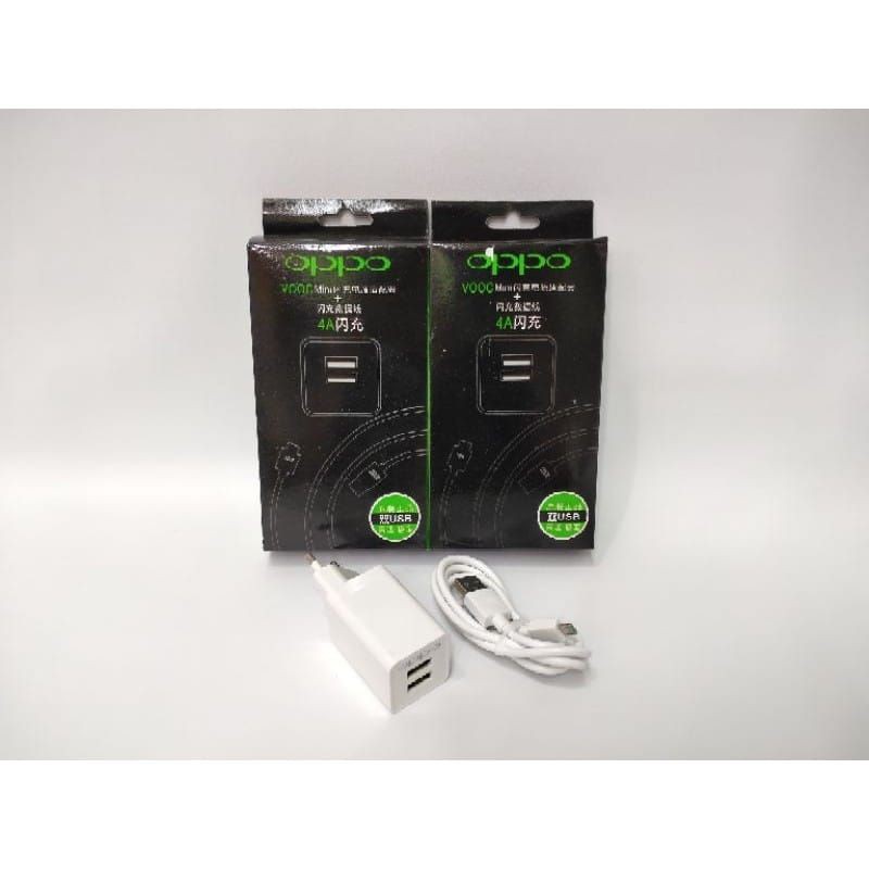 Casan Oppo Vooc 2 Usb 3A Charger Oppo 2Usb Vooc 3A