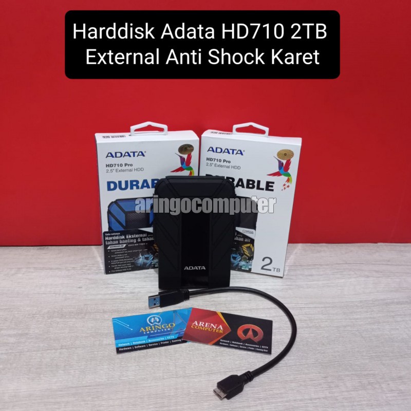 Harddisk Adata HD710 2TB External Anti Shock Karet