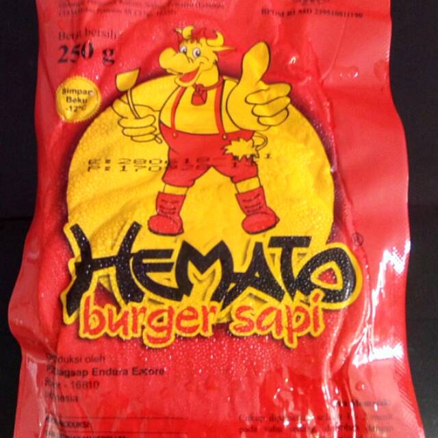 

Hemato burger sapi 250gr 10pcs