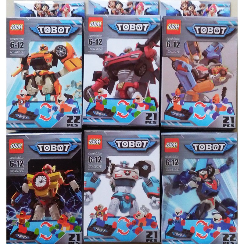 Bricks OBM 99029 Tobot Transformation Robot To Car Set isi 6