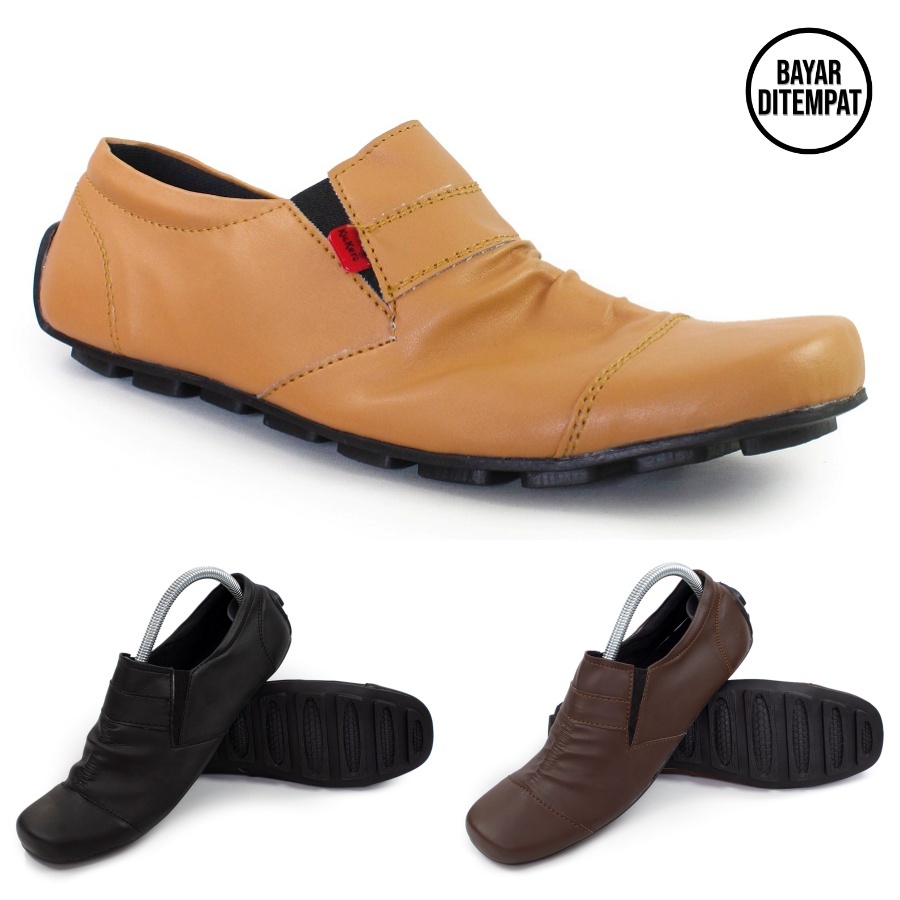 Sepatu Slop Pria Kickers Wringkle Terlaris Sepatu Casual Murah Fashion Pria Kerja Kuliah