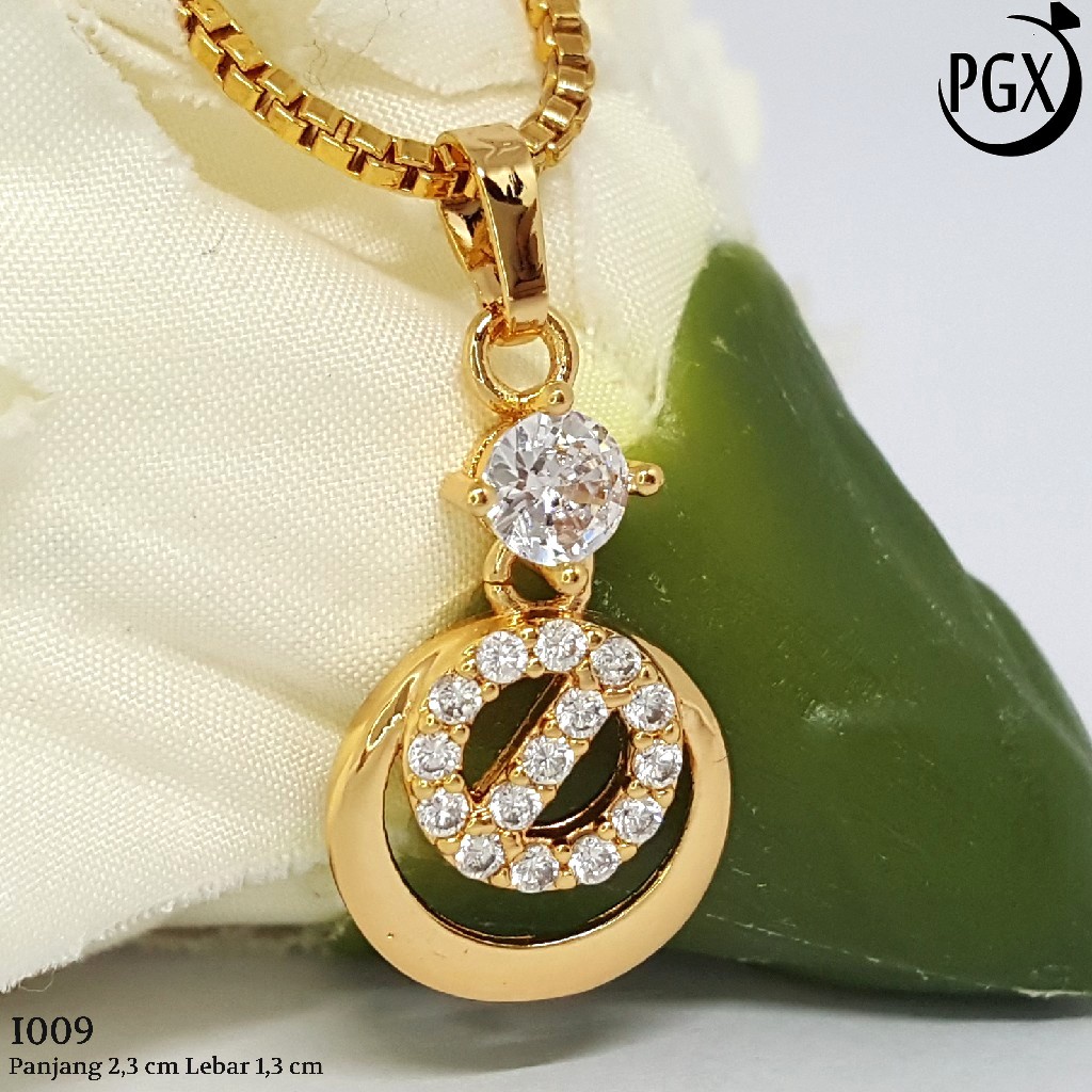 PGX Liontin Kalung Xuping Wanita Aksesoris Fashion Perhiasan Lapis Emas  - I009