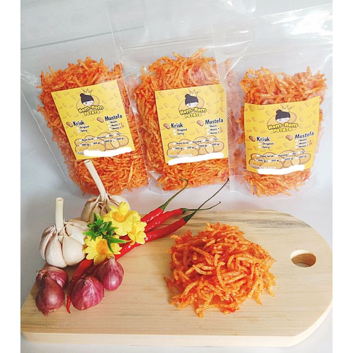 

KENTANG MUSTOFA MANIS 200gr/Kentang Kriuk/Cemilan/Balado/Makanan/Snack/Keripik/Kering Kentang/Manis