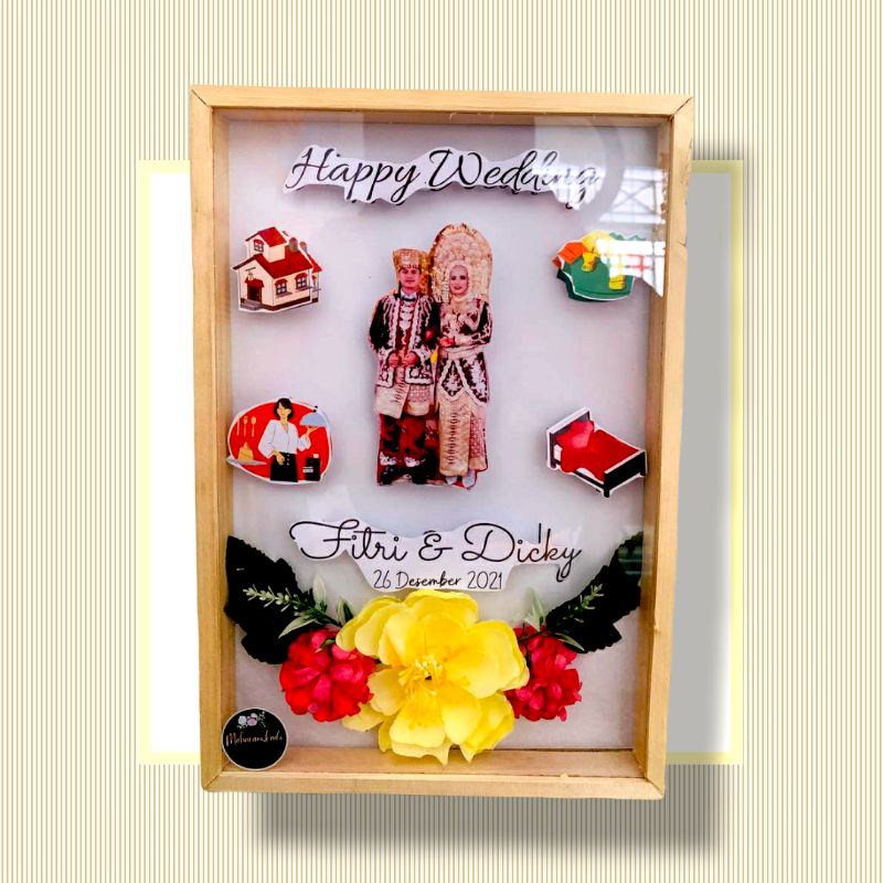 FRAME POP UP 3D Flowers