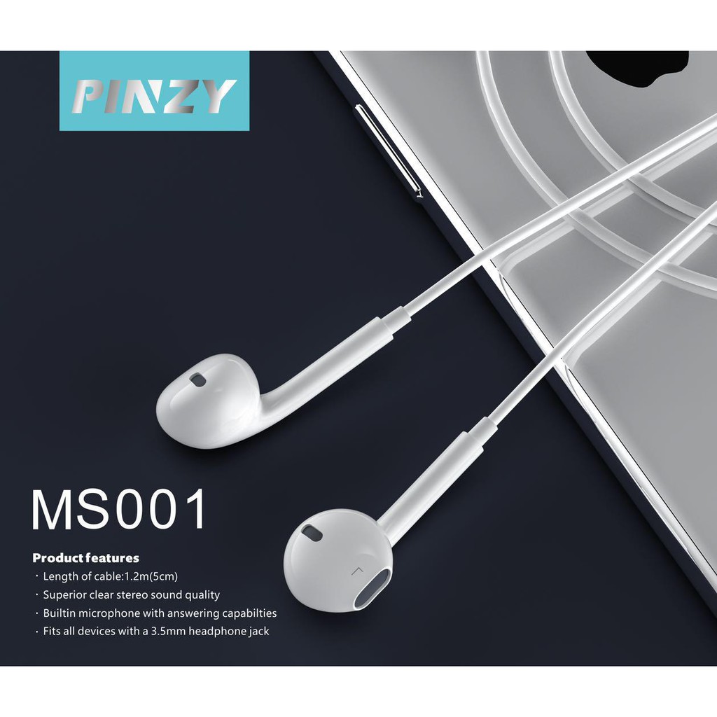 Earphone PINZY MS001 Bass Sound