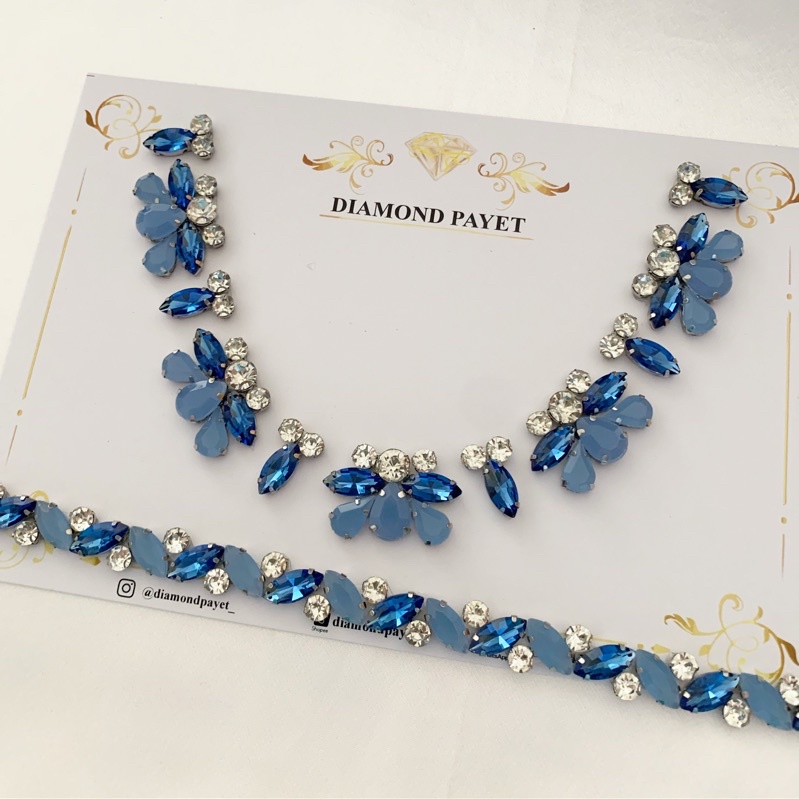 Payet Rangkai leher dan pinggang 25cm