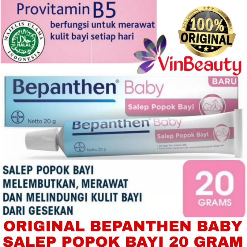 ORIGINAL BEPANTHEN BABY 20 G / SALEP KRIM BAYI RUAM POPOK BEPANTHEN 20 GRAM